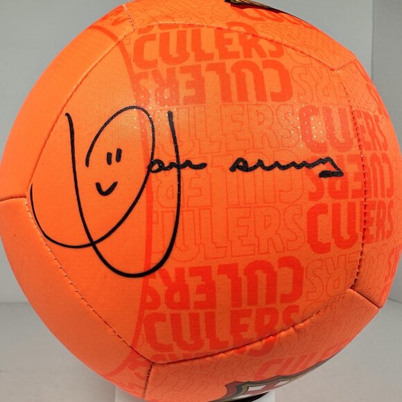 Dani Alves Signed FC Barcelona Ball Beckett Witnessed BAS COA - Picture 2 of 6